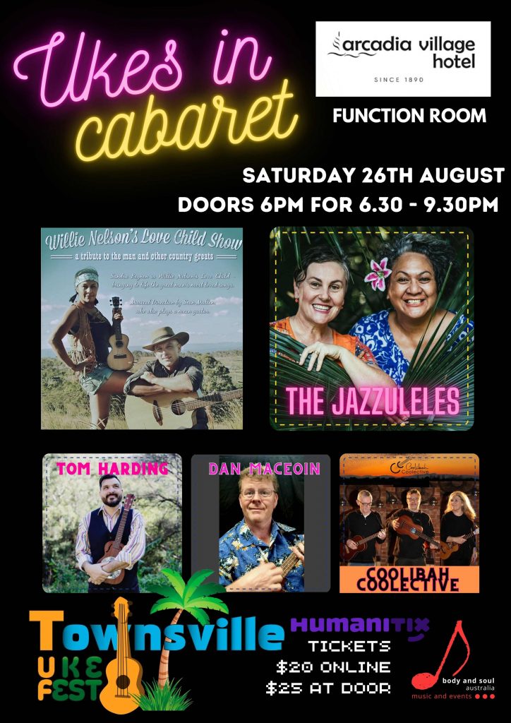 Ukes in Cabaret at the Townsville Uke Fest 2023